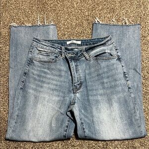 Willow & Root The Cropped Rise up jeans